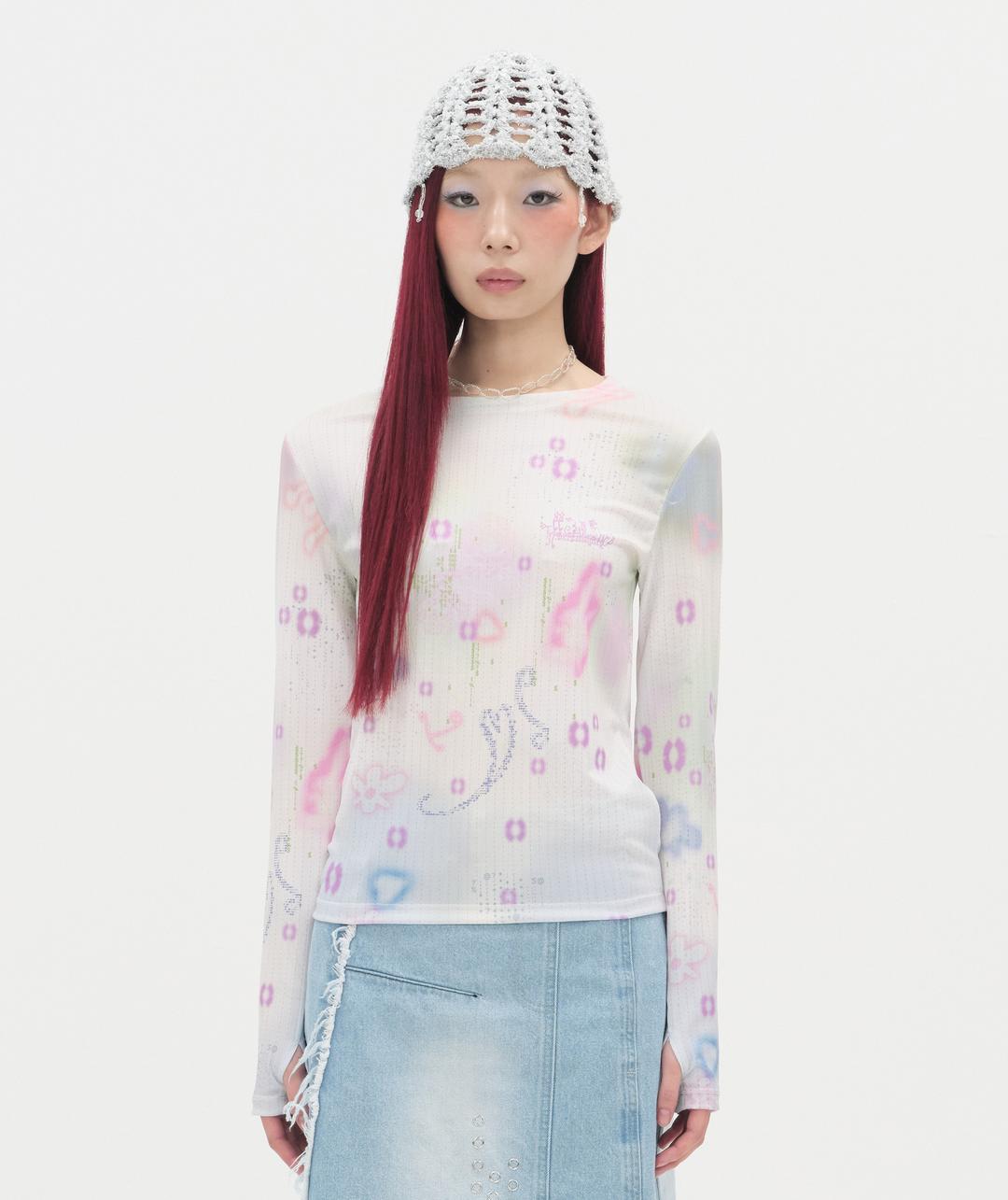 Soft Trace Top [Pink]