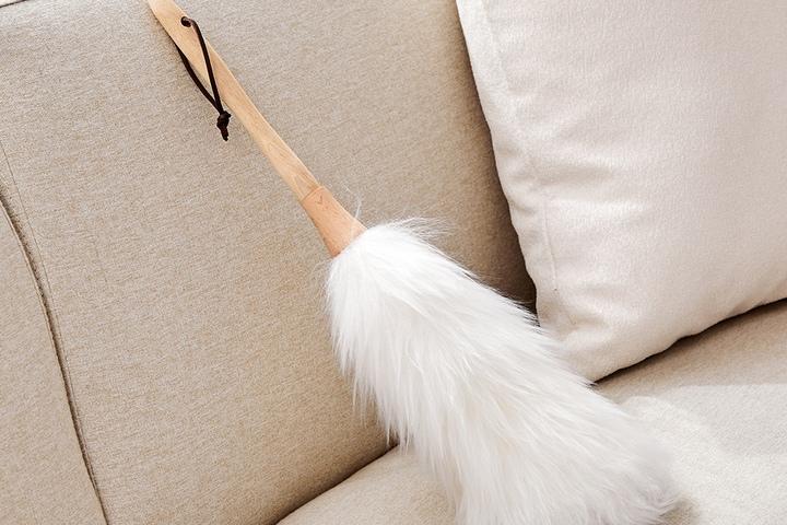 더 풍성한 양모 비치우드 먼지털이 M 48cm
