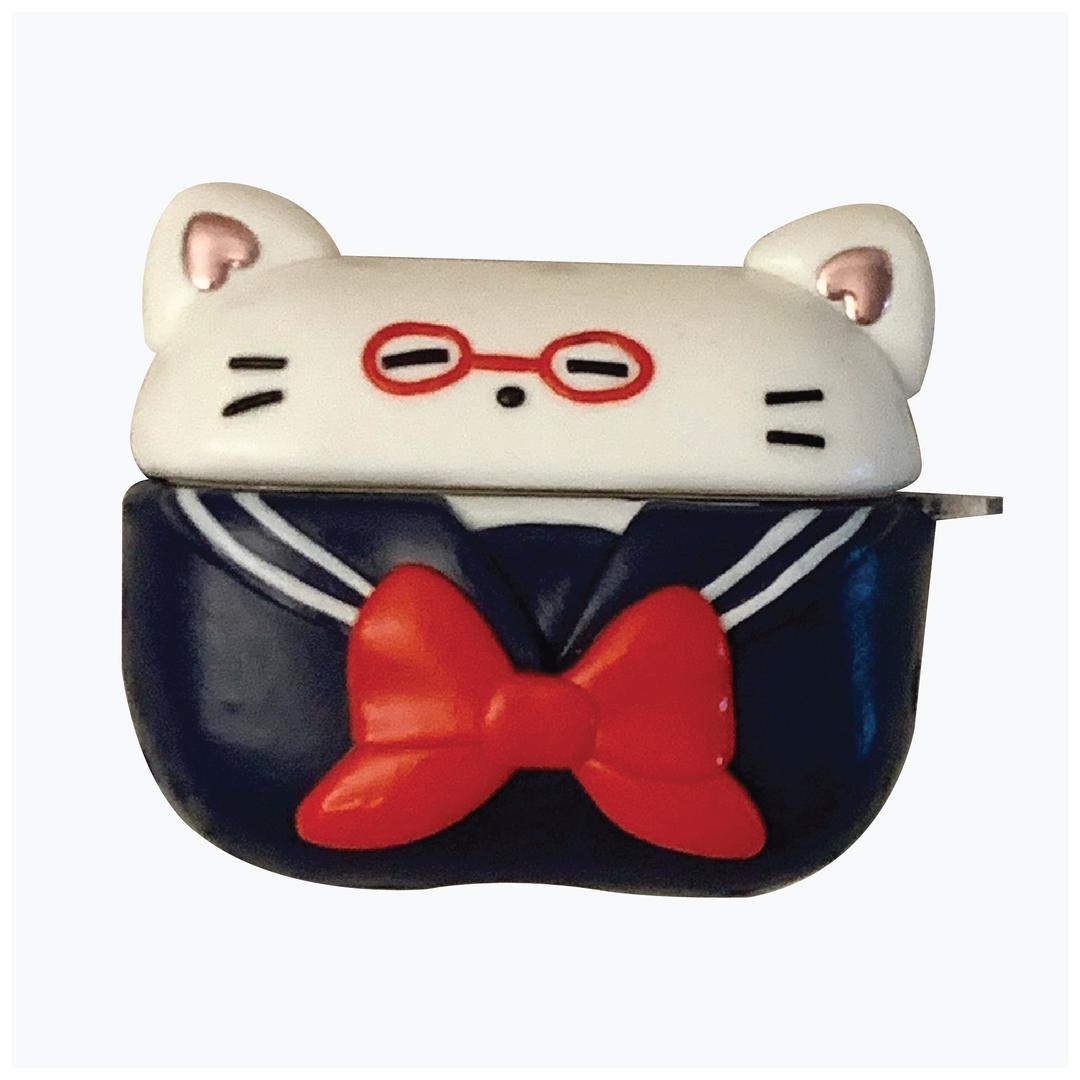 Sailor suit Cat AirPods Case