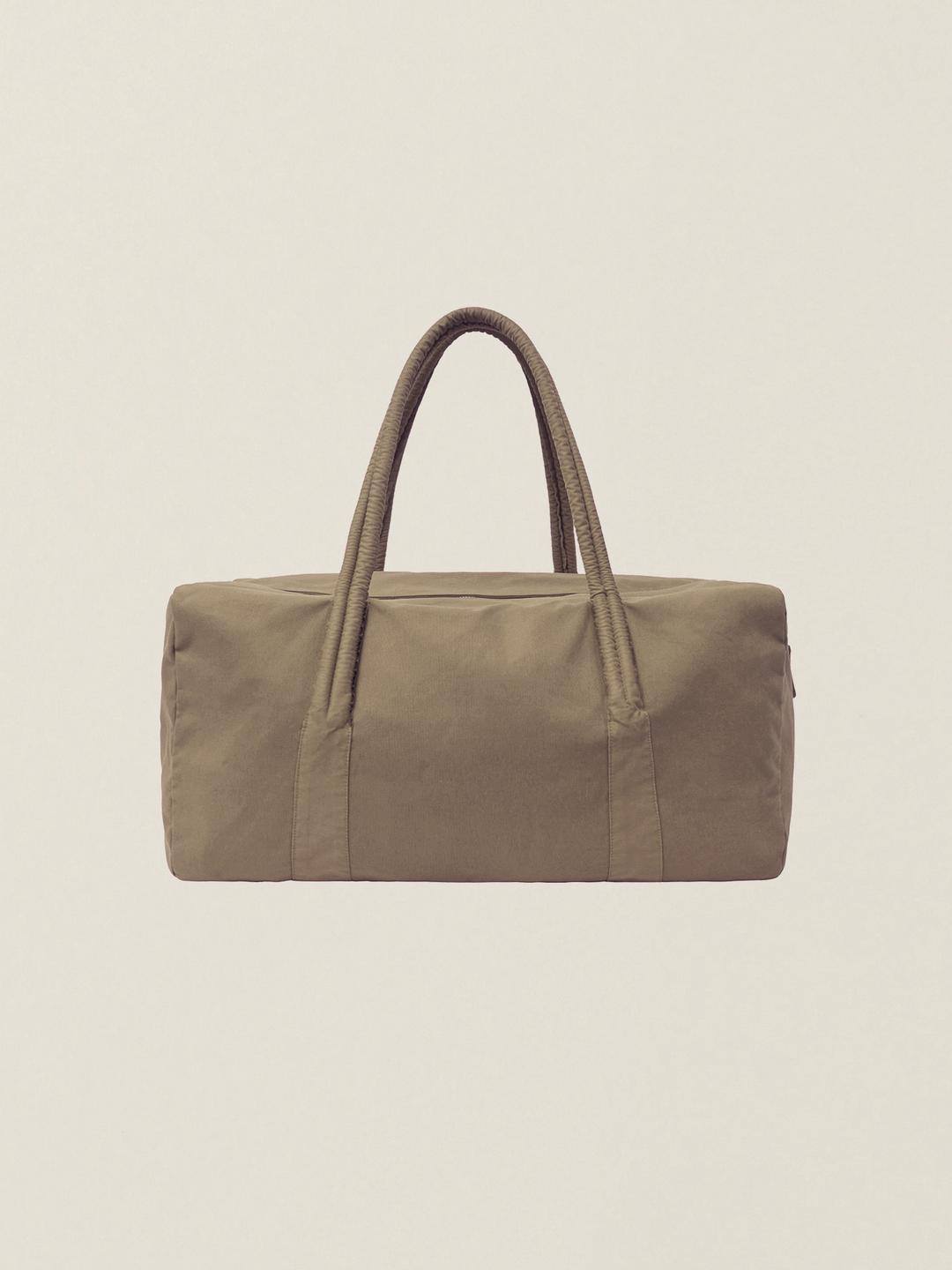 GARMENT DYED DUFFLE BAG (LARGE)  BEIGE