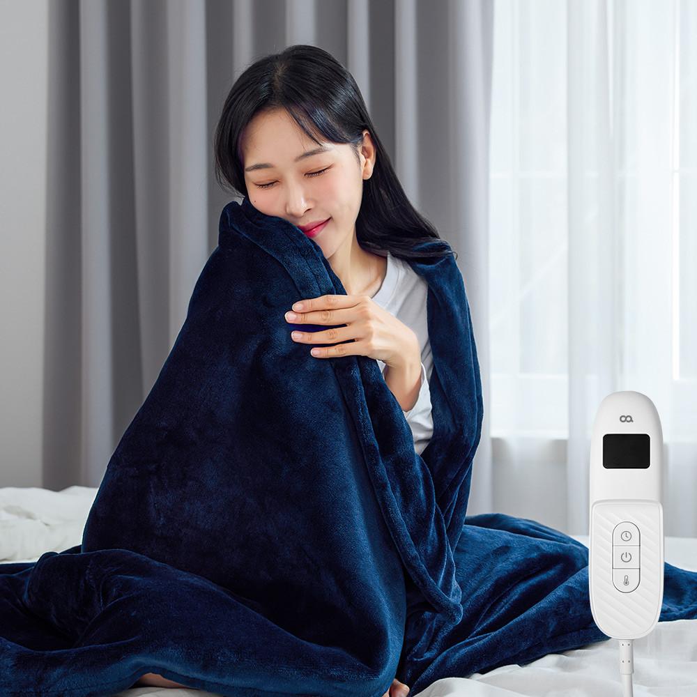 오아 포그밍 전기 무릎 담요 온열 극세사 캠핑 휴대용 사무실 차량용 전기요