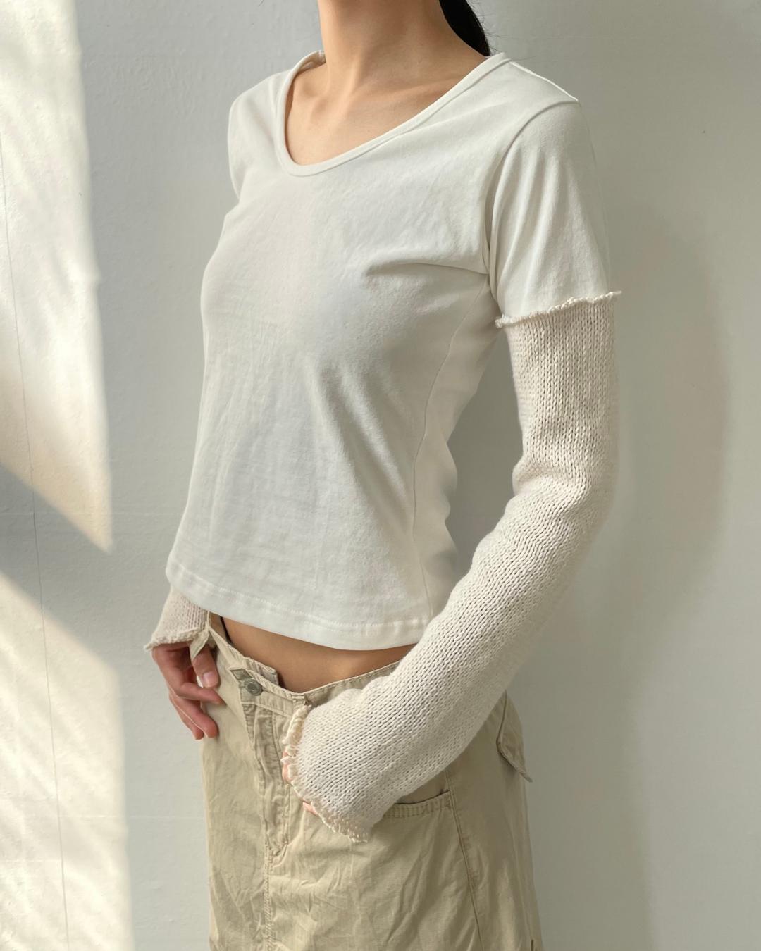 Armer Top, ivory