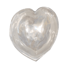 small heart dish (pearl) -