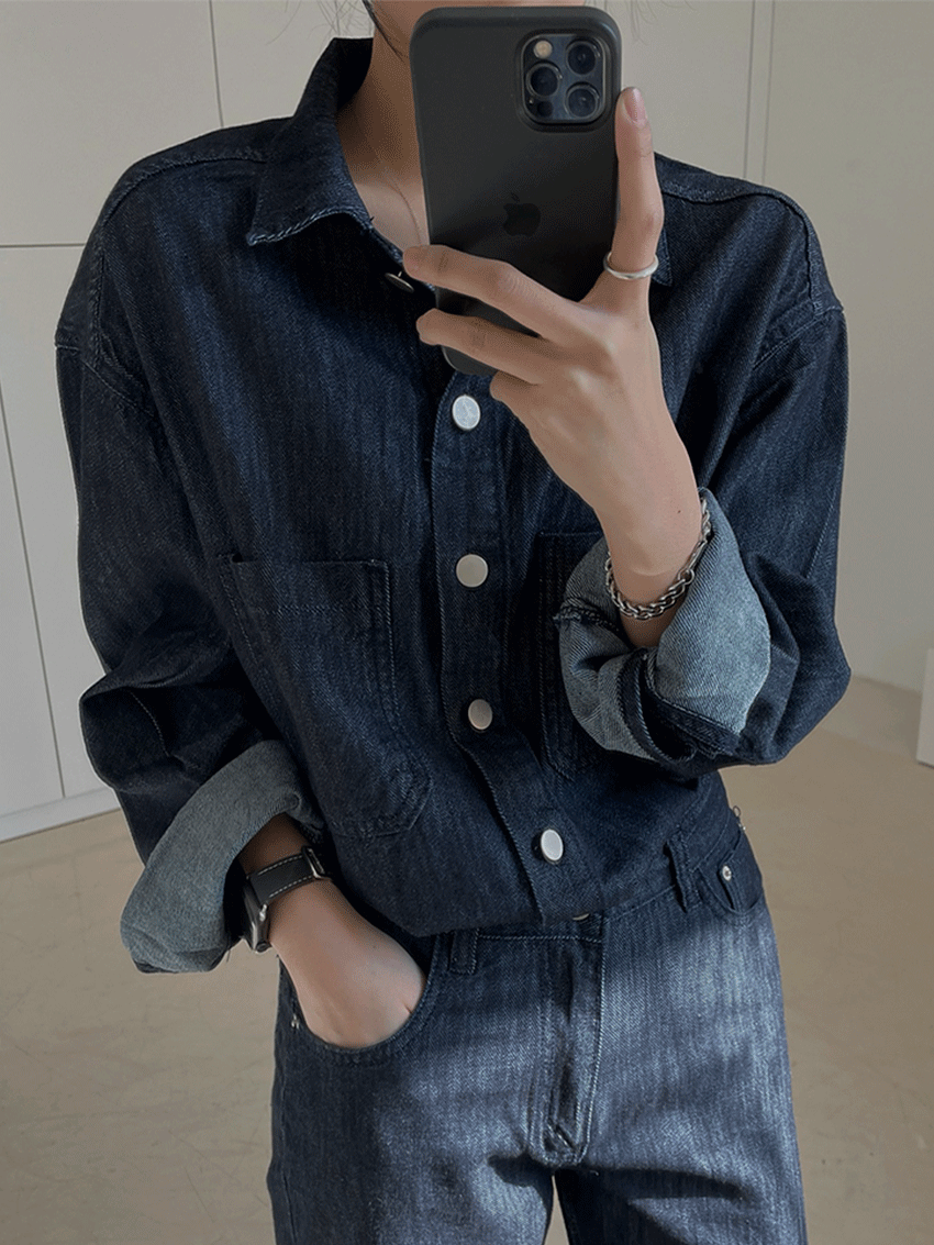 다크데님 셋업