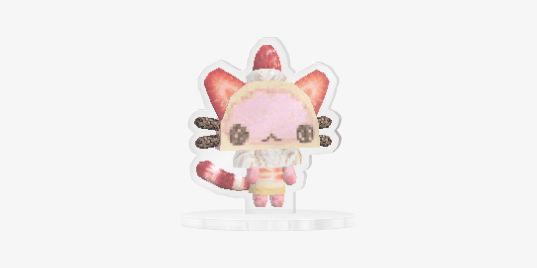 hato 크림베리 네코 미니 아크릴스탠드 ㅣ 마플샵