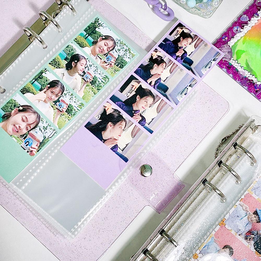 다니샵 6공 포토인생 네컷 바인더 앨범 하루필름 4컷 스티커 사진 보관 포토북 콜렉트북