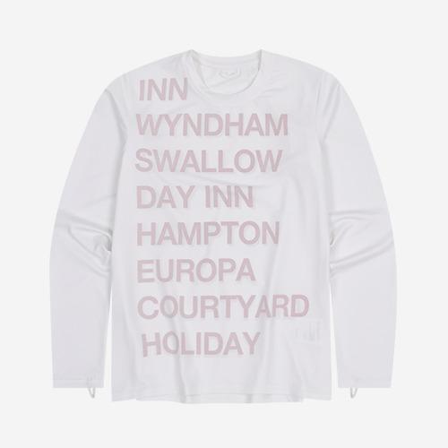 1/2 HIGHWAY INN RASH GUARD (WHITE/RED)
