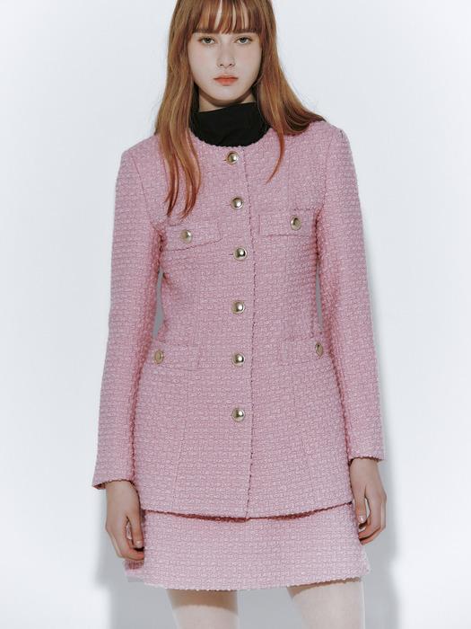 [단독기획] Beata Long Wool Tweed Jacket_3colors