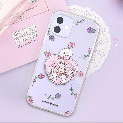 토끼 클리어 젤하드 케이스+젤리톡 세트