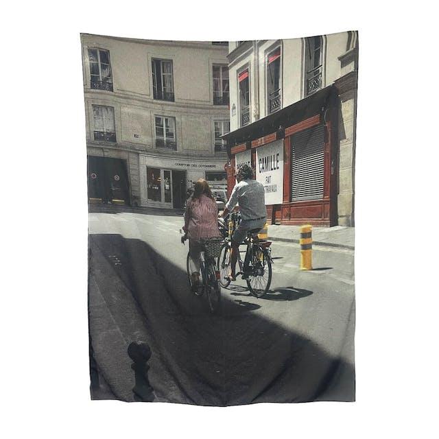 Chiffon poster - Rue de paris