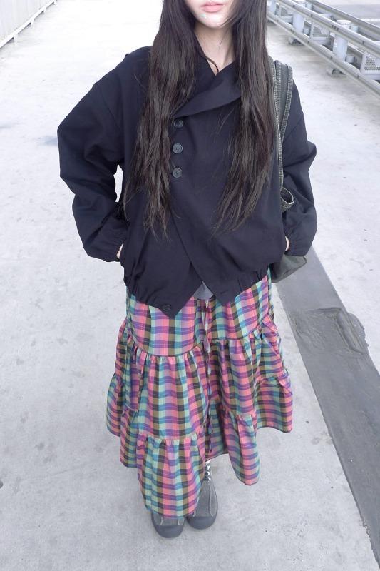 히피디피 button round jacket (2color)