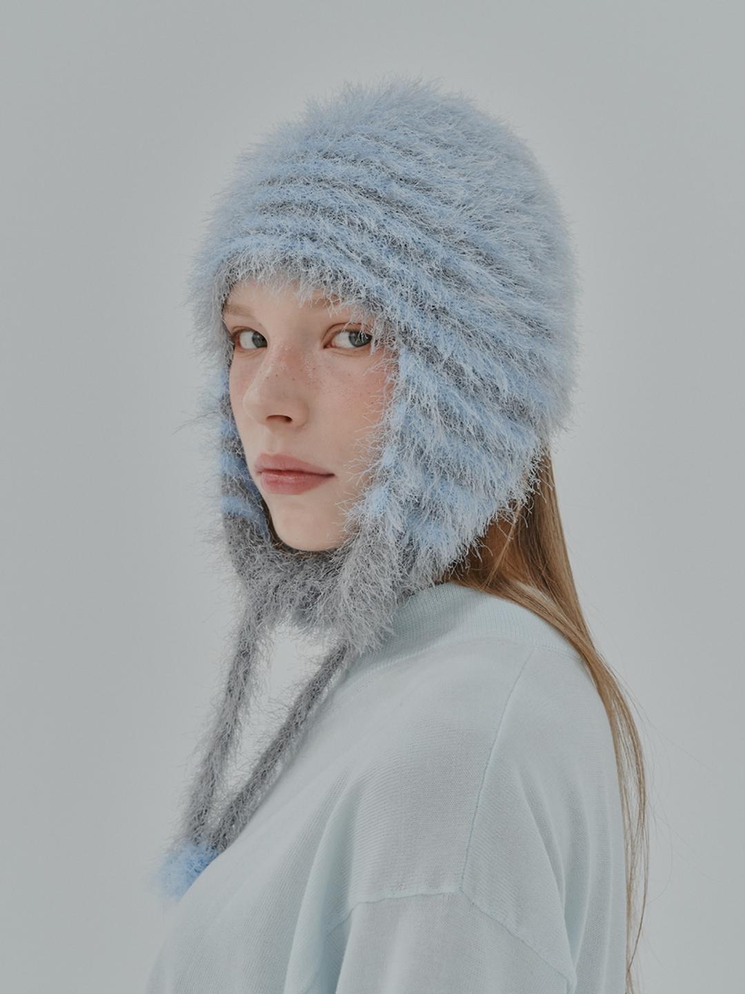 [NEW ARRIVAL]EAR FLAP HAT_GREY