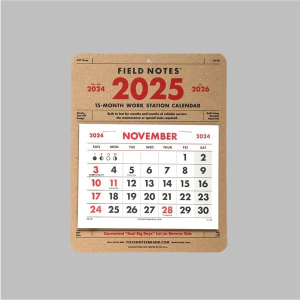 15-MONTH WORK STATION CALENDAR(2025)_USA