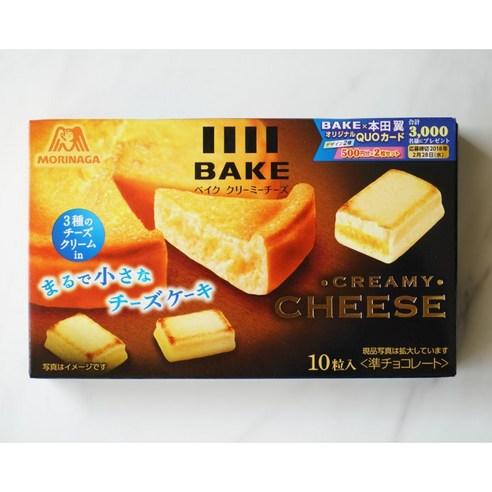 모리나가 베이크 크리미 치즈맛 10개입, 50g, 1개 - 기타과자 | 쿠팡