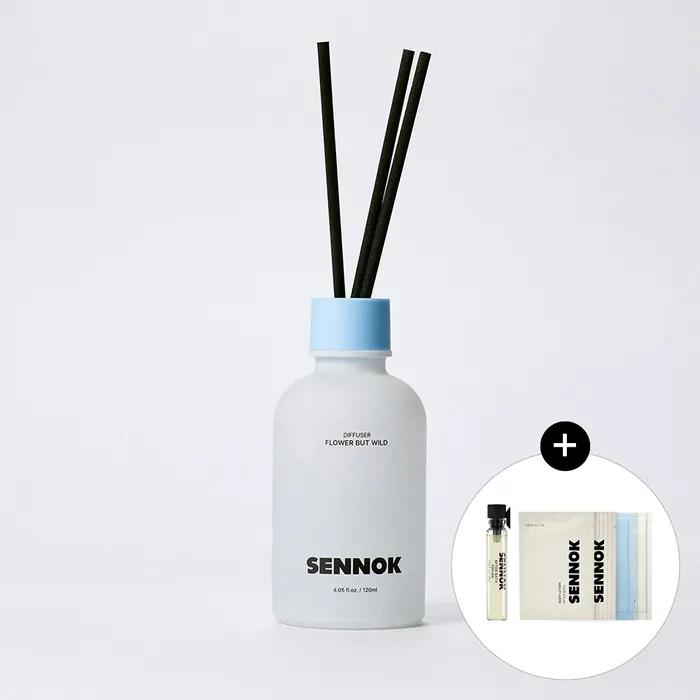 디퓨저 플라워 벗 와일드 120ML + [증정] 센녹 바디 & 헤어케어 4종 (7mlX4) + 퍼퓸 애프터 배스 1.3ml