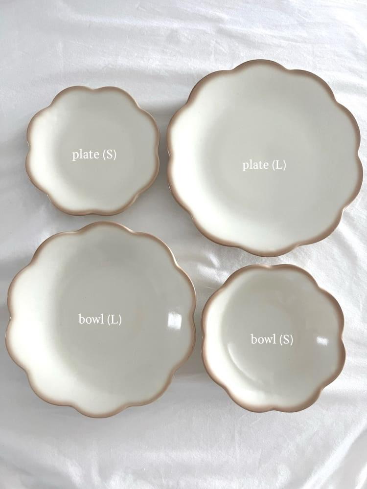 Biscuit series • 앞접시 메인접시 샐러드볼 쿠프 스프볼