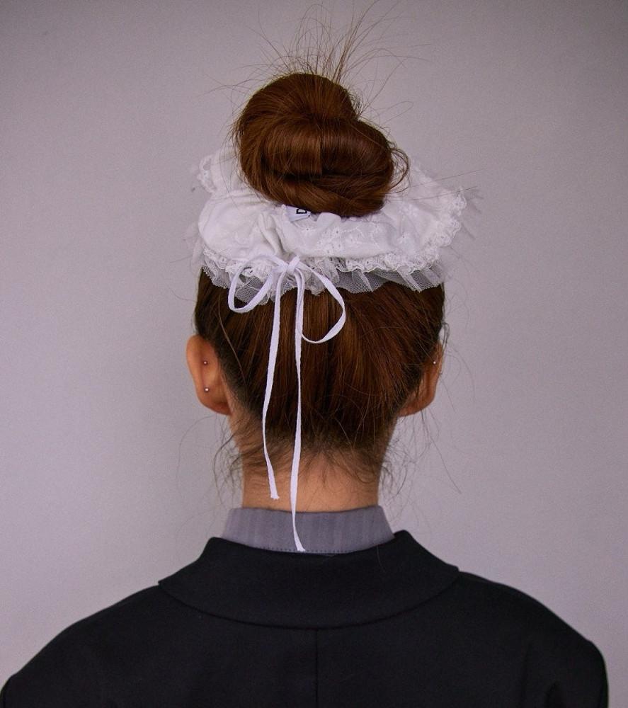 [7차리오더][블랙컬러추가]RIBBON LACE SCRUNCHIES