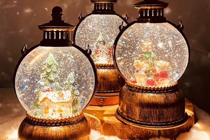 24년형) LED 크리스마스 스노우볼 워터볼 무드등 조명