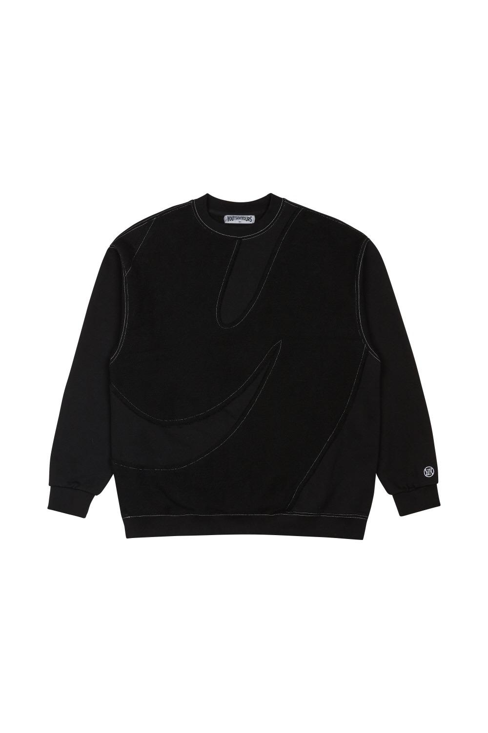 Y SET UP SWEATSHIRT [BLACK]