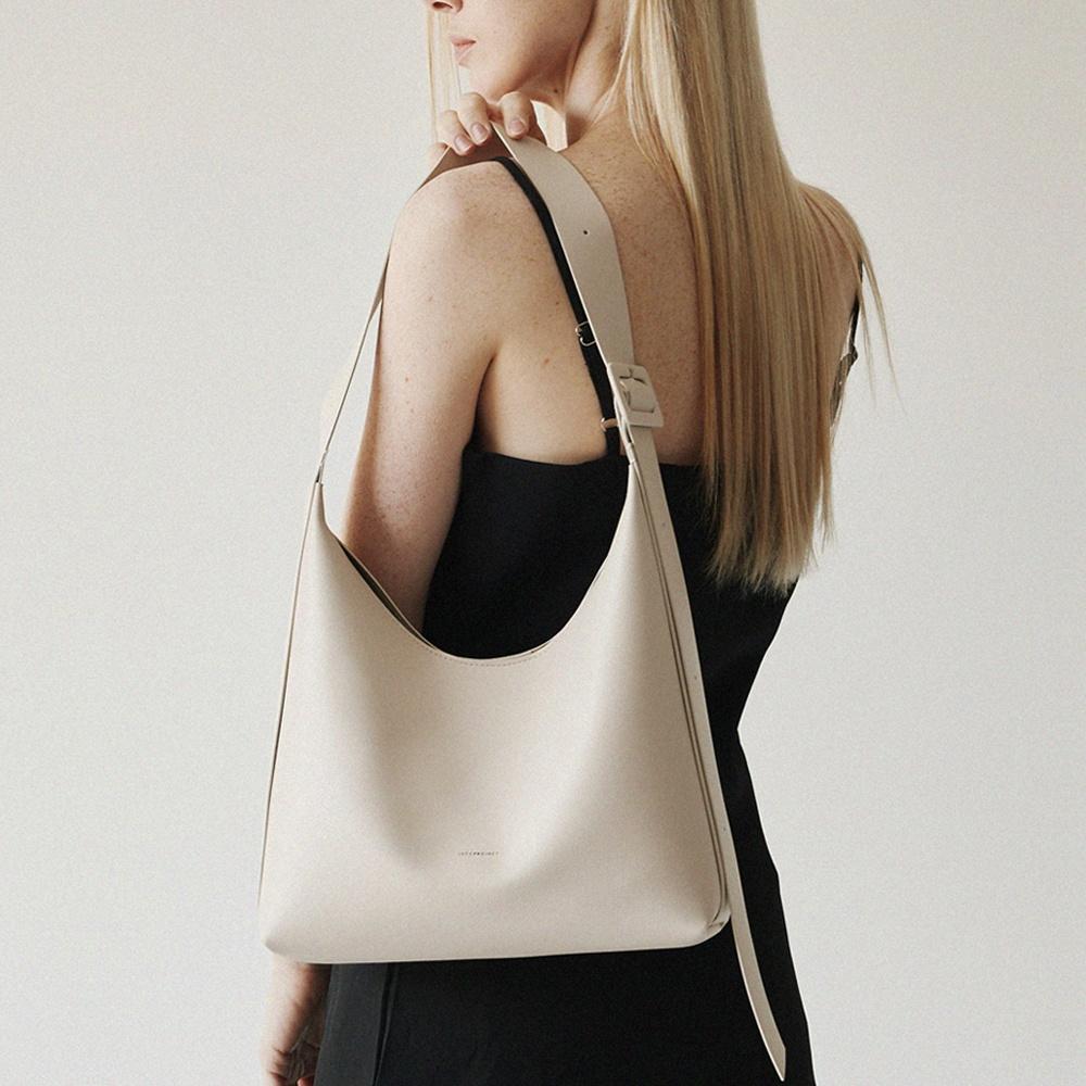 LOG HOBO BAG - Artificial Leather_ 4 colors