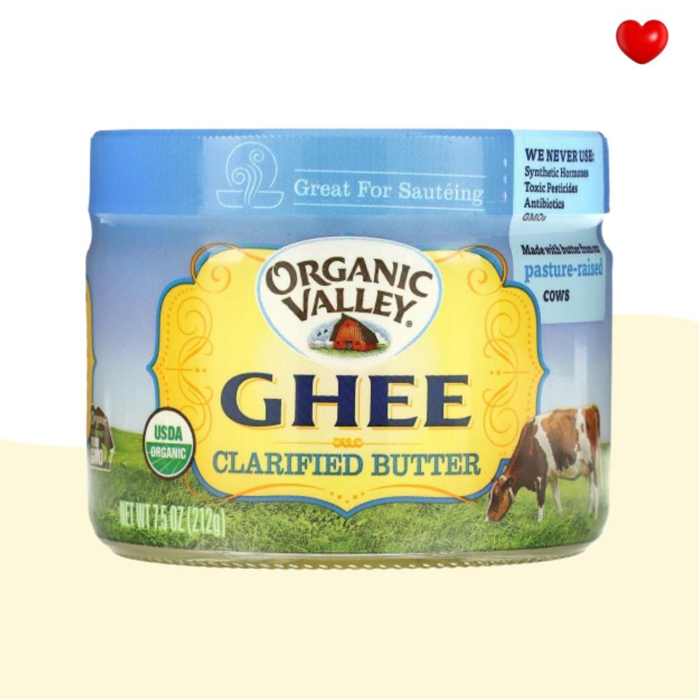 오가닉밸리 무염 GHEE 기 저탄고지 버터 212g