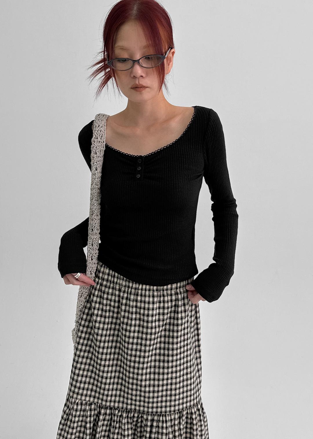 [MADE] 카리바 헨리넥 레이스 긴팔티