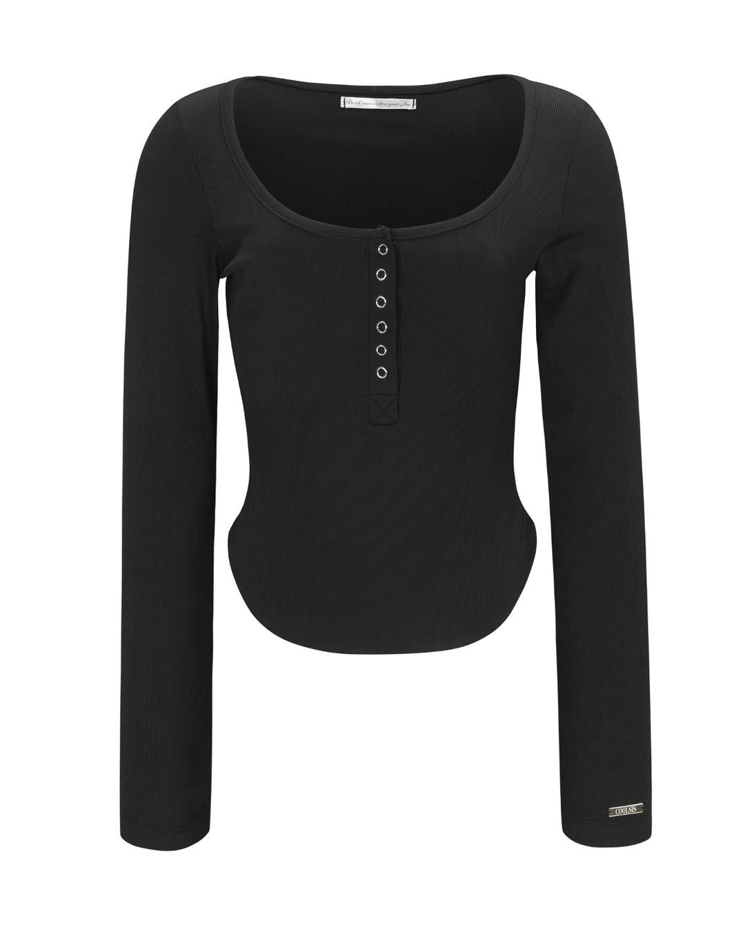 CS SUMMER SNAP TOP-014 (BLACK)