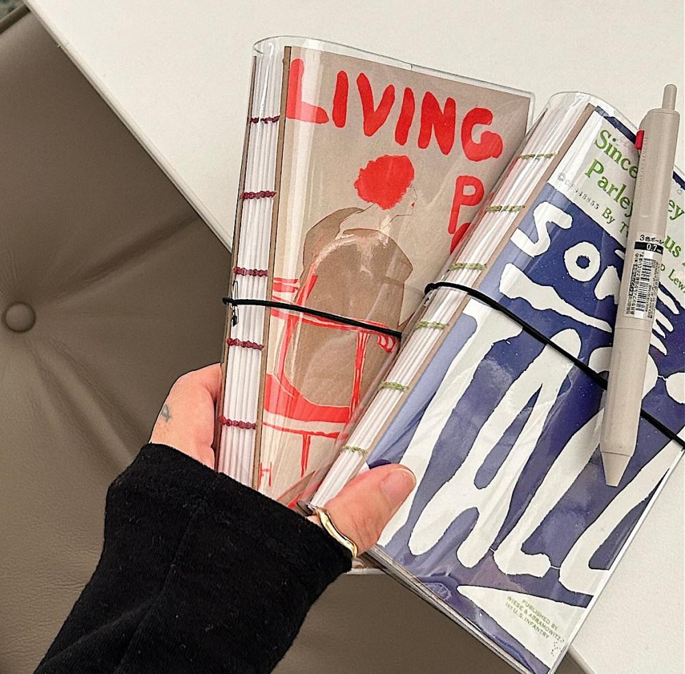 (한정)Soft Middle size 바인딩 북 위클리/필사노트