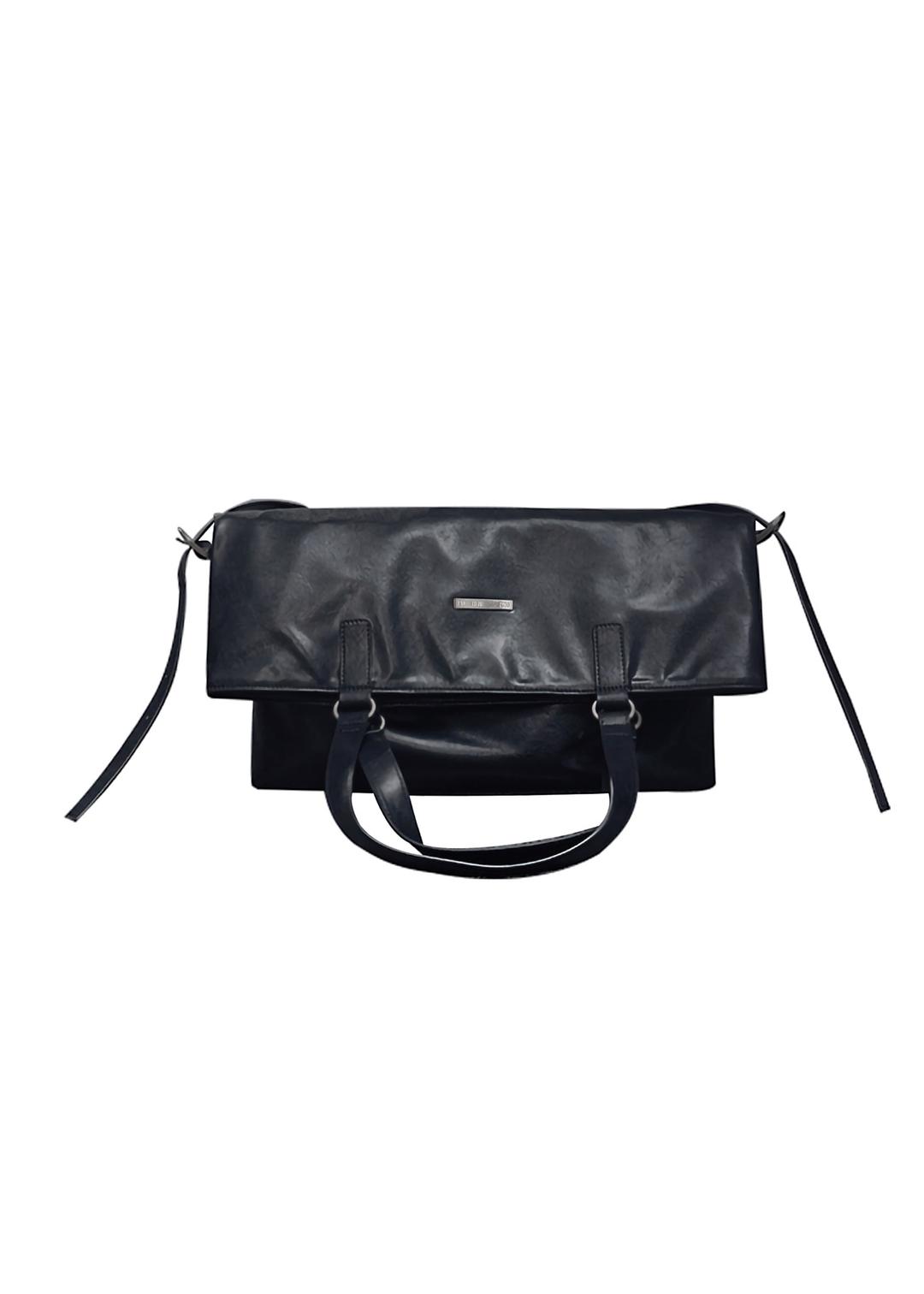 TWO-WAY FOLDING BAG, BLACK