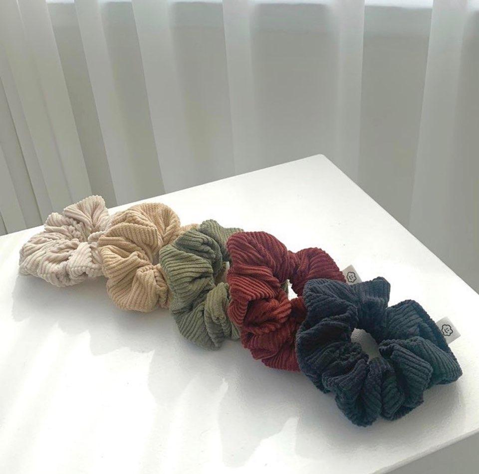 [뭉글상점] 코듀로이 곱창밴드 5종