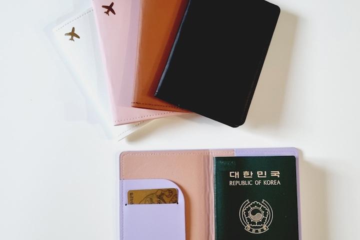 심플 여권 케이스 커플 여권 보관 커버 5colors