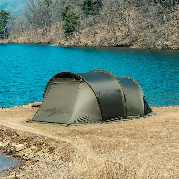 디얼스 이너코어 텐트 레인저 그린 캠핑 경량 4인용 DAC폴 터널형 고급텐트