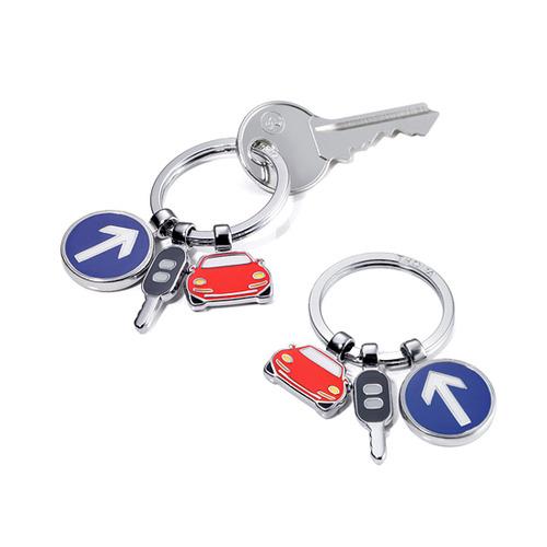 [TROIKA] ON THE ROAD 참키홀더 (KR11-18/CH) / 자동차,온더로드,표지판,열쇠고리