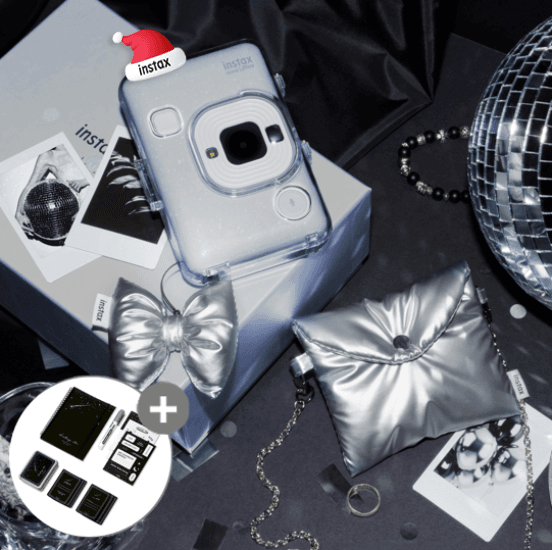 [단독/선물포장] 인스탁스 미니 리플레이(C타입) 패키지 (필름 10매, 케이스, 키링, 파우치, 패키지박스)& 슈팅스타패키지