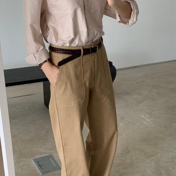 Nut cotton pants