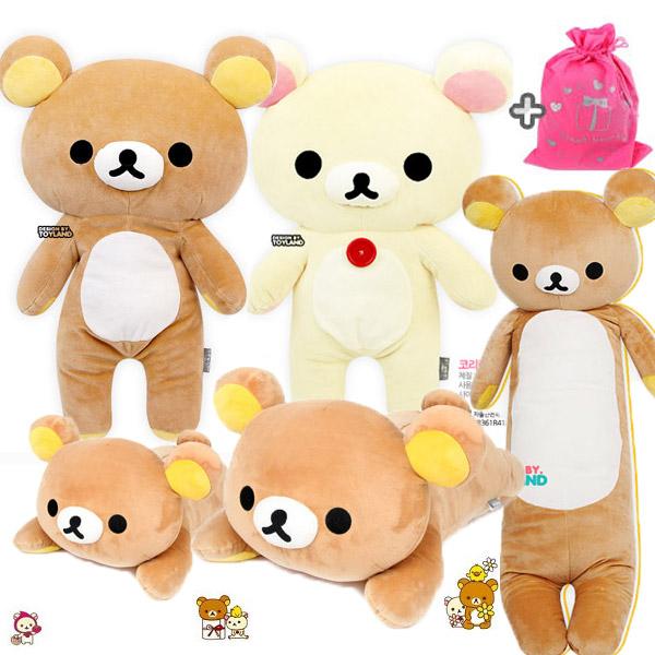 곰인형 리락쿠마인형 100cm 70cm 자이언트 특대형 코리락쿠마