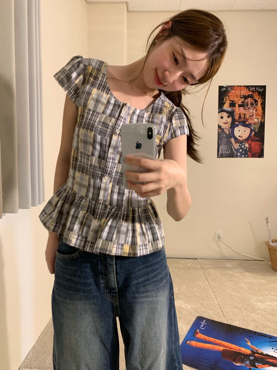 보우아카이브 patchwork blouse