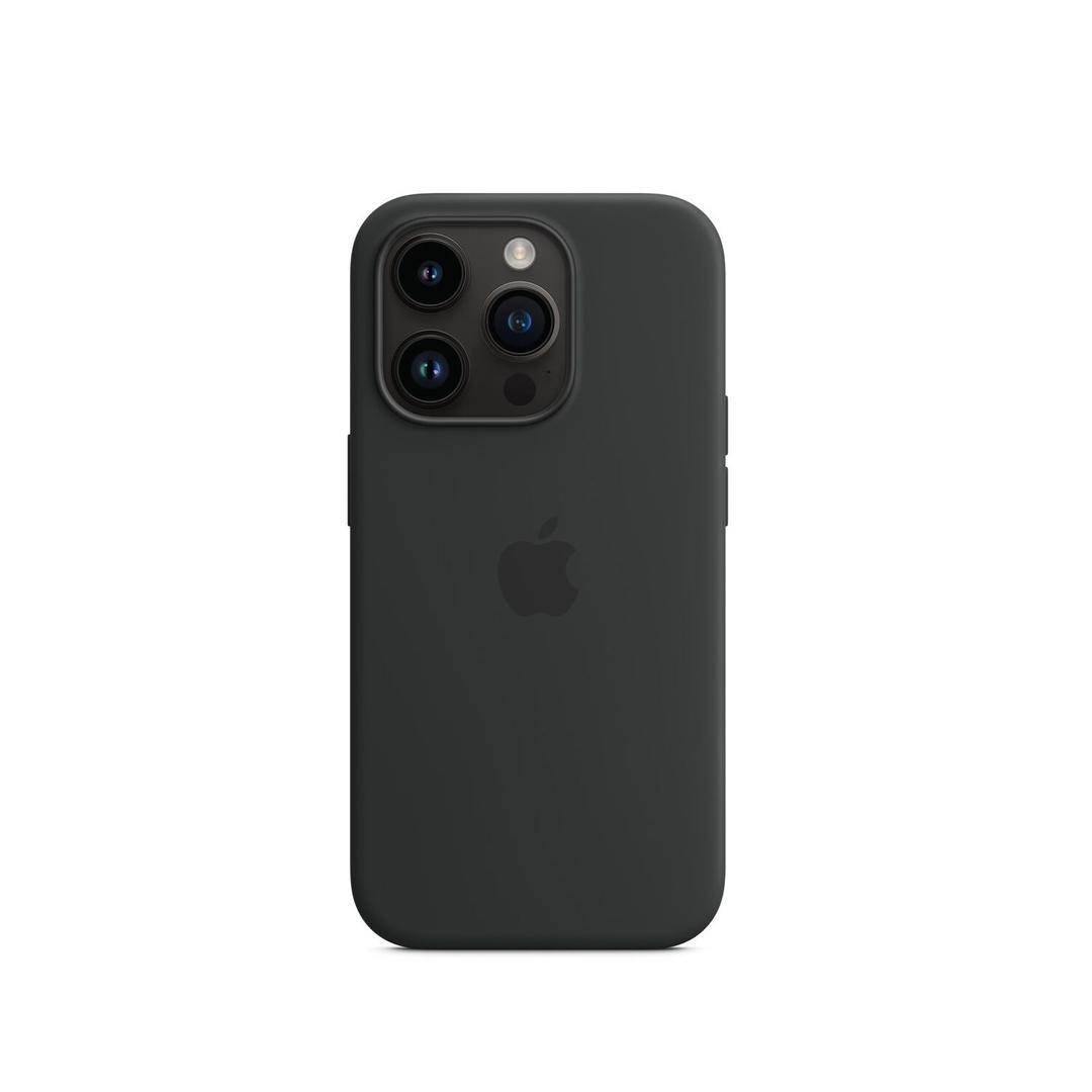 Apple 맥세이프 아이폰 14 프로 실리콘 케이스 - 미드나이트 (MPTE3FE/A)