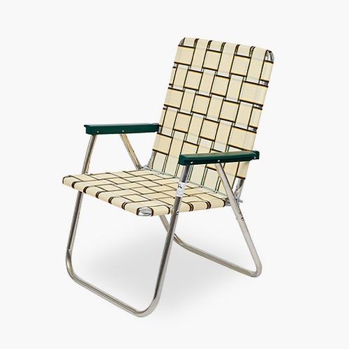 Charleston Tan with Green Arms Magnum Chair MUG0606
