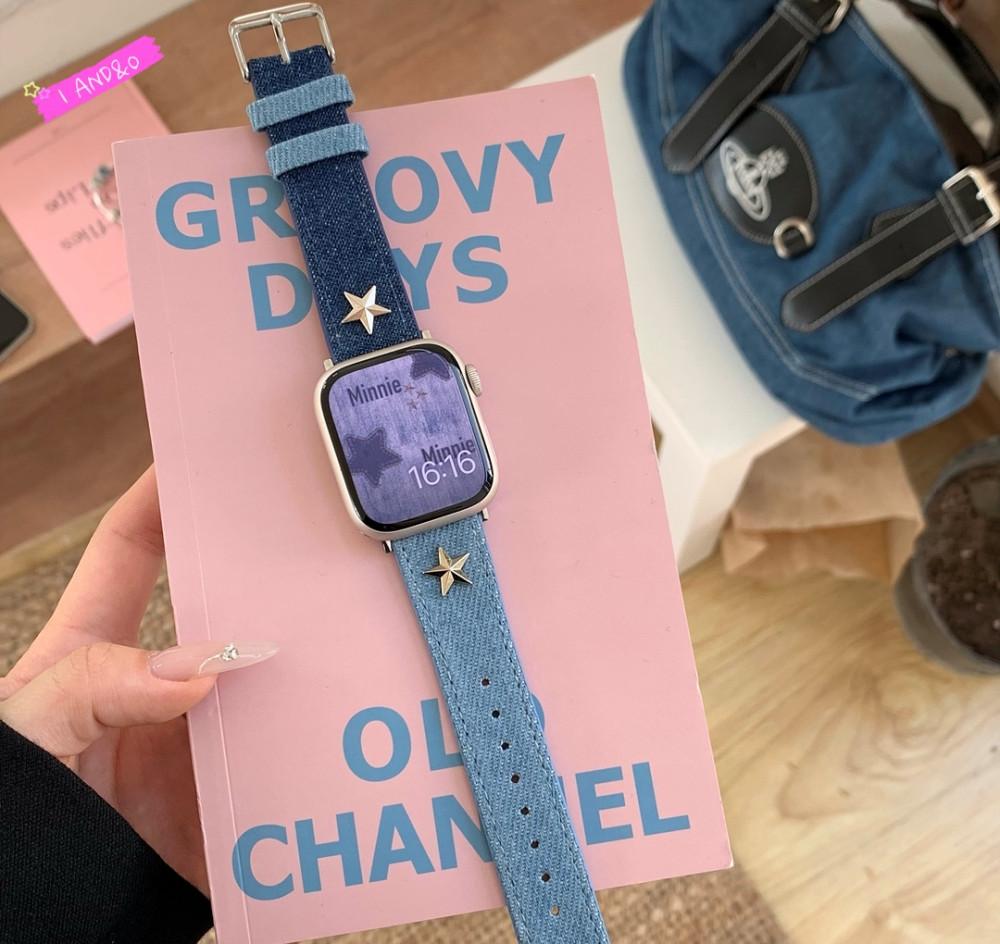 아이앤드오 Two Tone Star Watch Strap 투톤 애플워치 스트랩