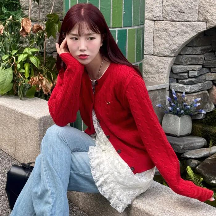 [25차리오더][7color] glow knit cardigan 208