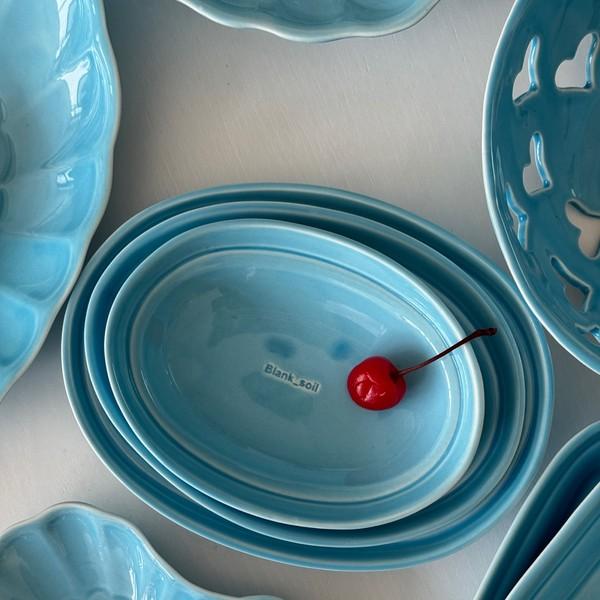 [Merry Blankmas] Oval Plate_S