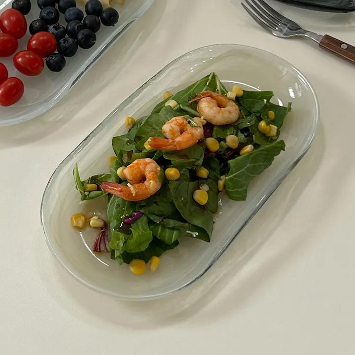 [29cm단독] 타원접시 26cm 바닐라