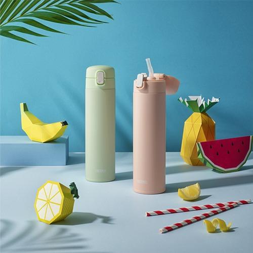 써모스 슬림 스트로 텀블러 FJM-450K 450ml
