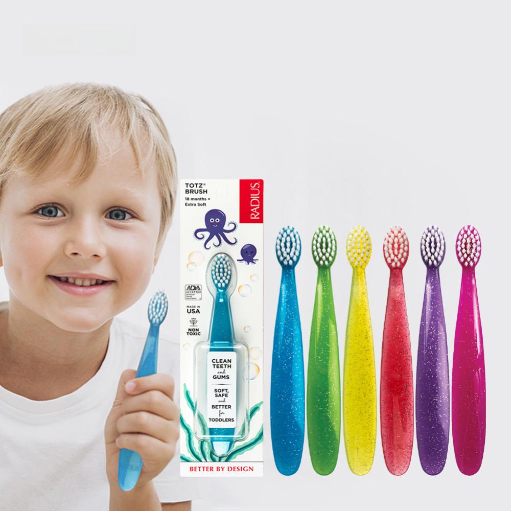 래디어스 토츠 6개 18개월-7세 유치원 유아 칫솔