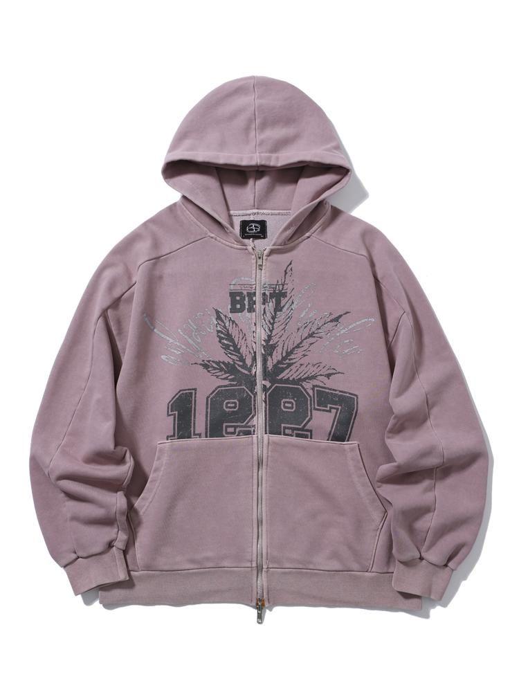 [BP2DISORDER] OG PIGMENTED 97/98 HOOD ZIPUP DEEP PINK