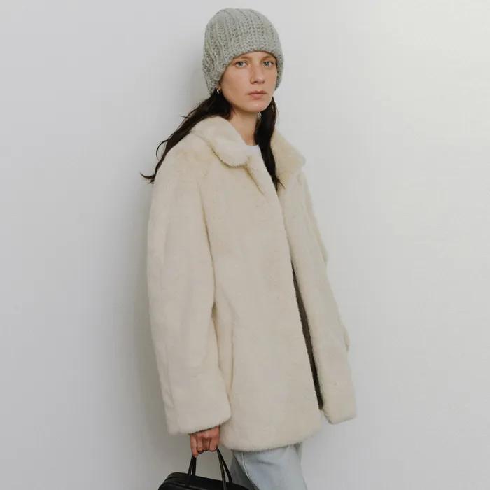 [1차 리오더][with 은현] Chloe fur half jacket_2colors