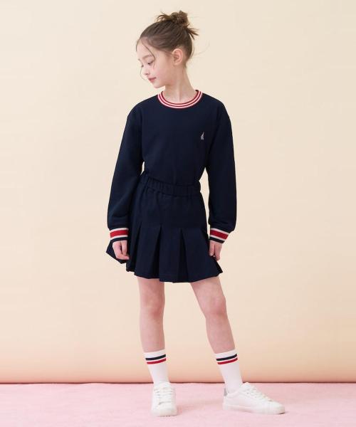 여아 티핑 포인트 피케 상하세트  네이비 (BI6141G90R)