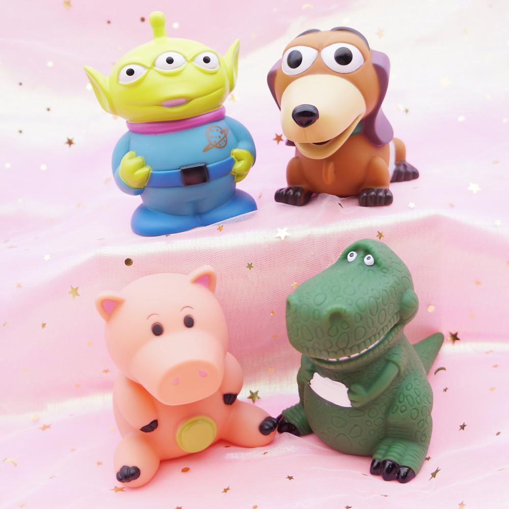 토이스토리 저금통 렉스 햄 알린 슬링키 캐릭터 피규어 저금통