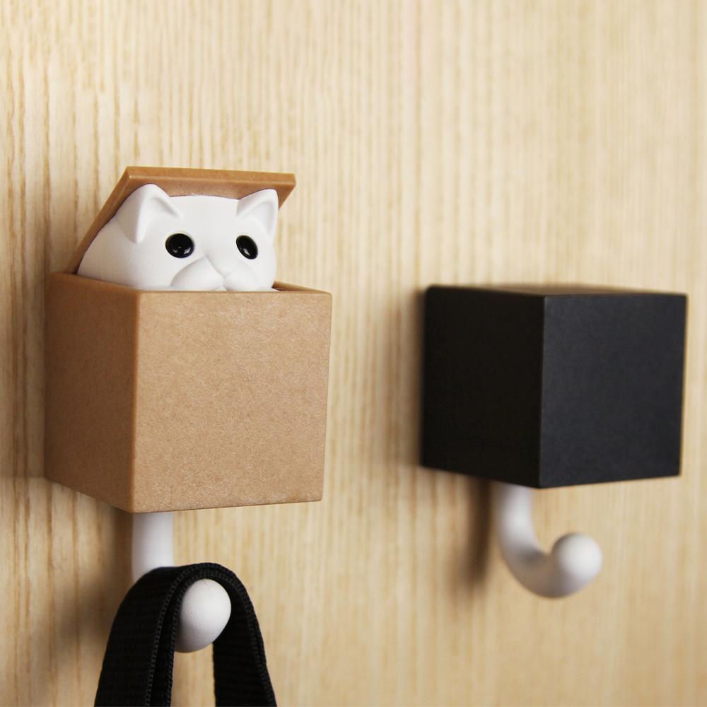 고양이 벽걸이 후크